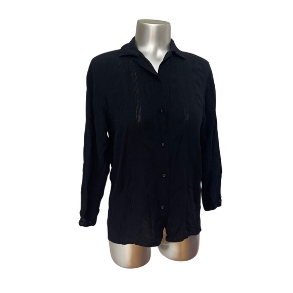 Jacob Black Mesh Blouse – Size S - Picture 1 of 3